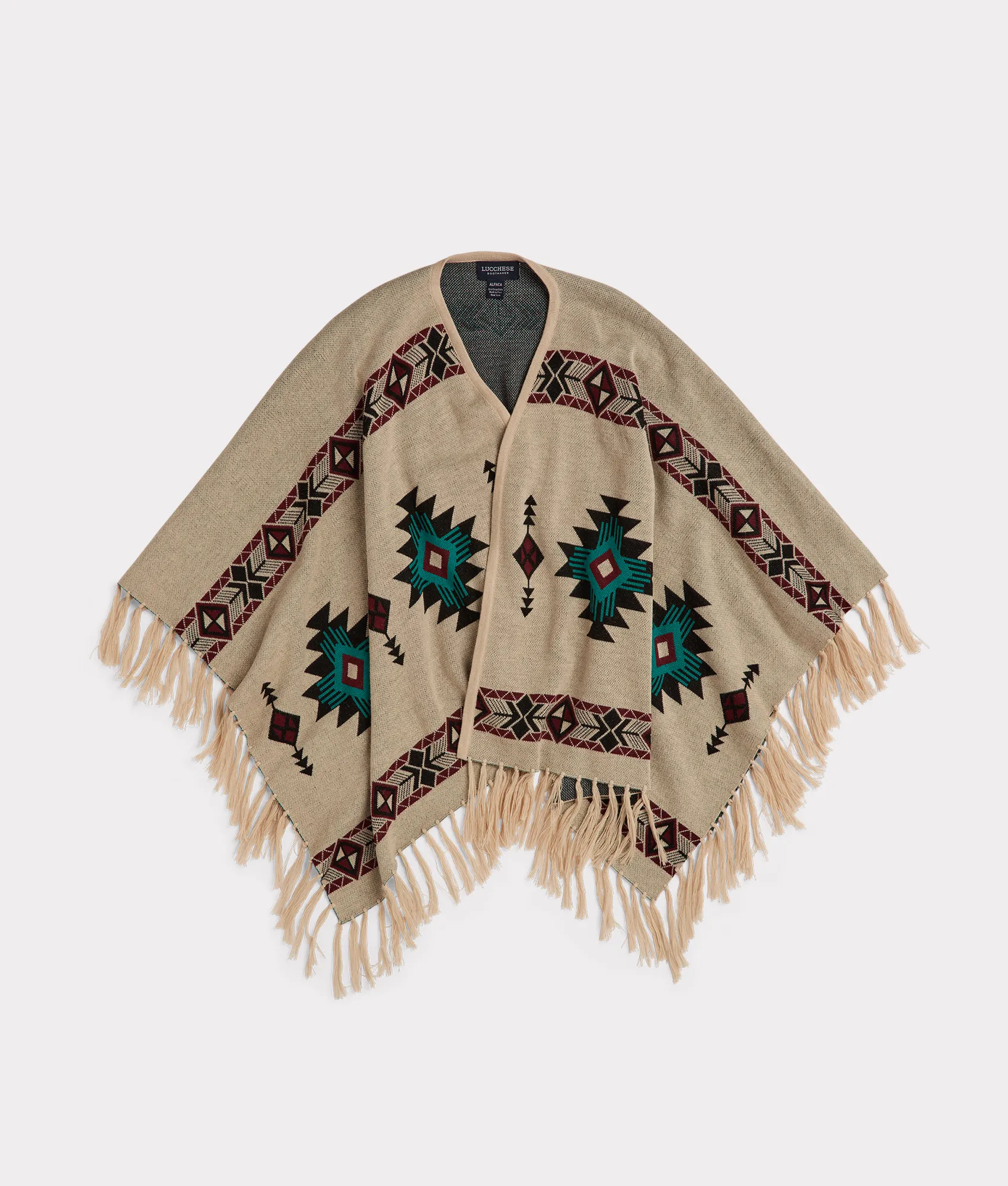Lightweight Alpaca Cape :: Cream