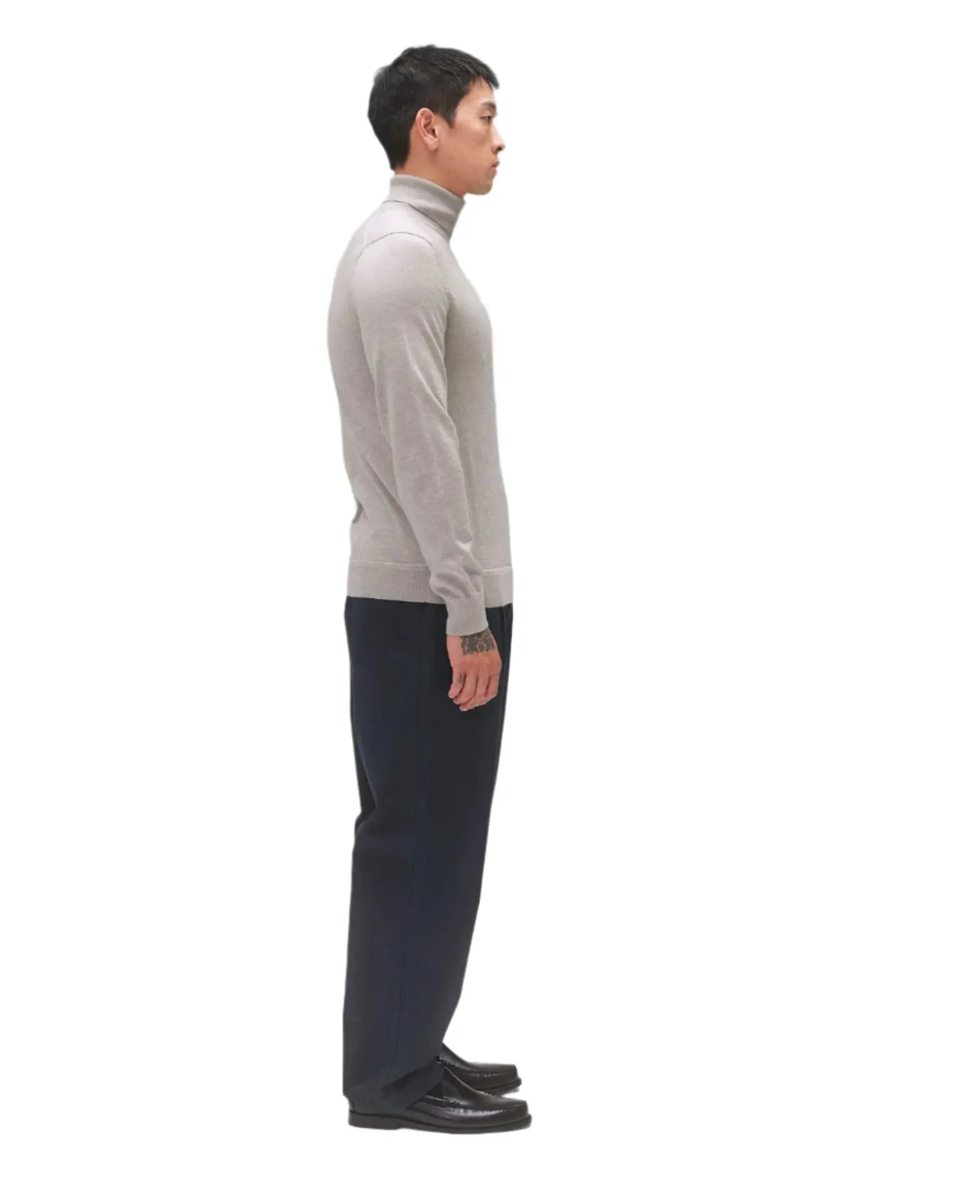 Lightweight Merino Roll Neck