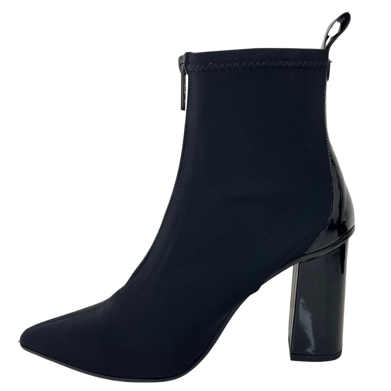 Lodi Simeni Front Zip Black Sock Boots