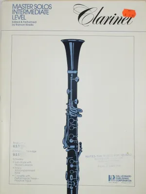 Master Solos Intermediate Level for Clarinet Discontinued