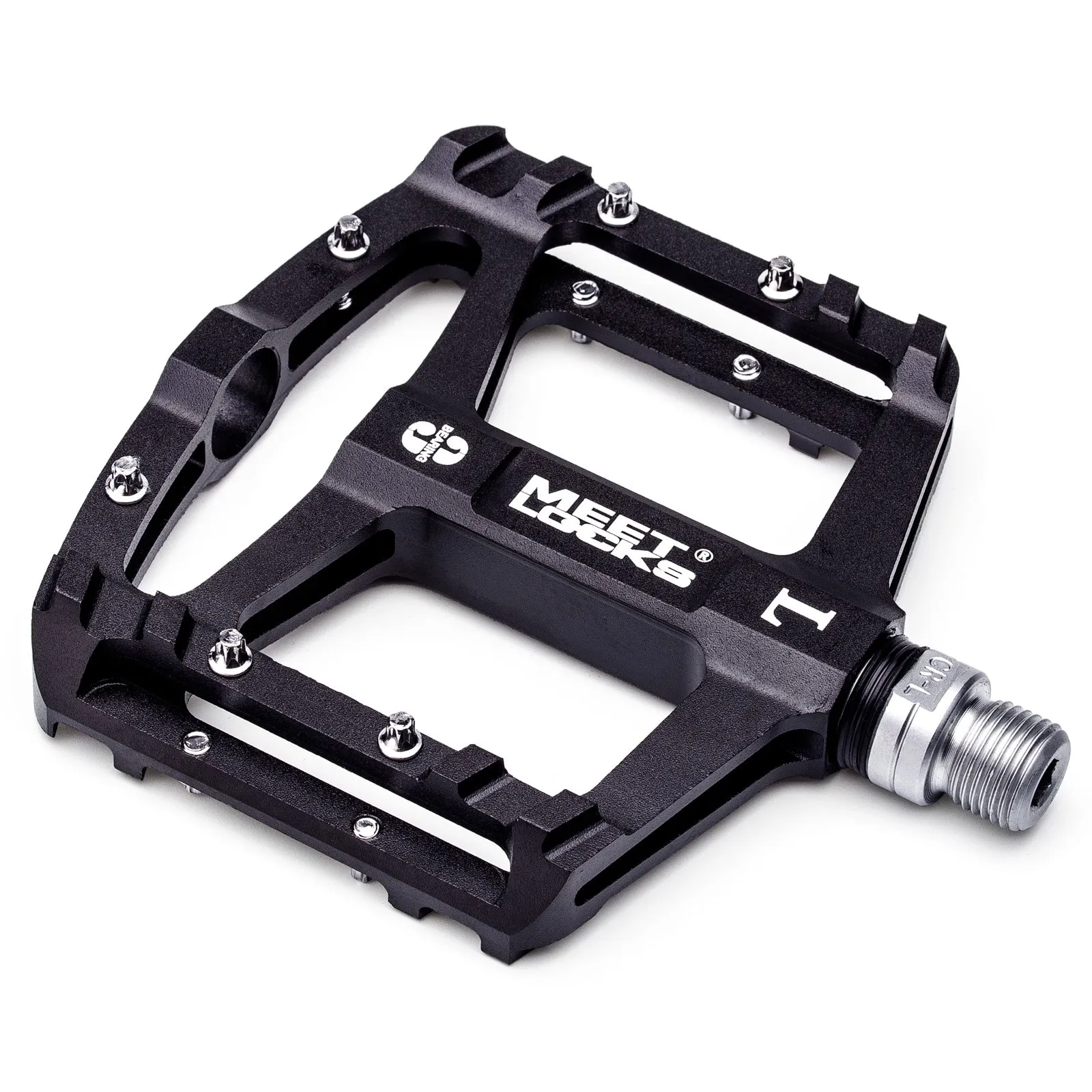 MEETLOCKS Sealed Bike Pedals CNC Aluminum Body for MTB BMX