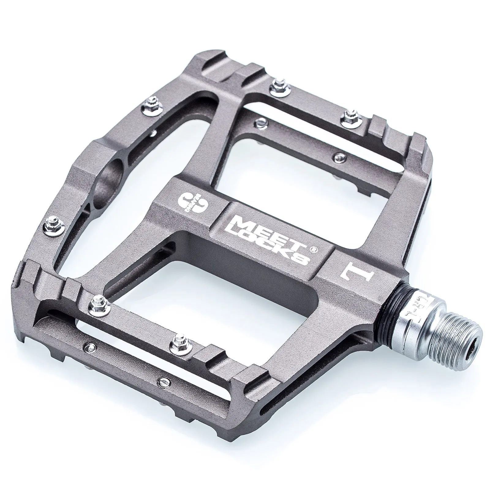 MEETLOCKS Sealed Bike Pedals CNC Aluminum Body for MTB BMX