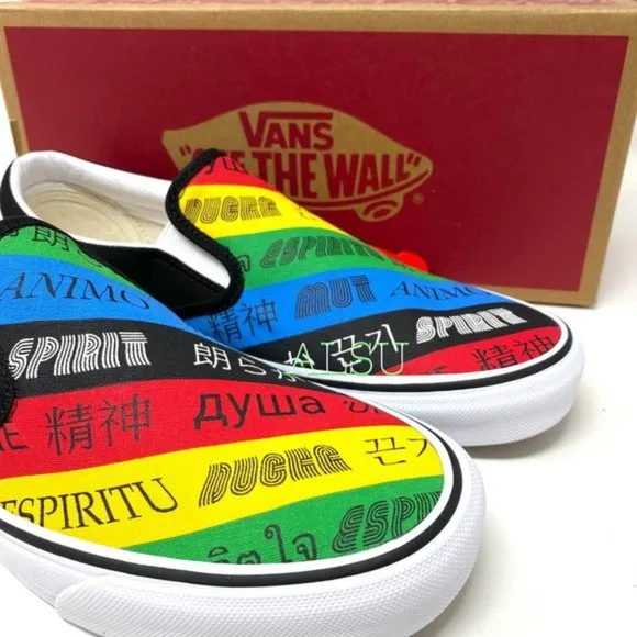 💖MEGA SALE💖VANS Classic Slip On Spirit Multi Canvas Men’s  9 10.5 VN0A4U38WK2