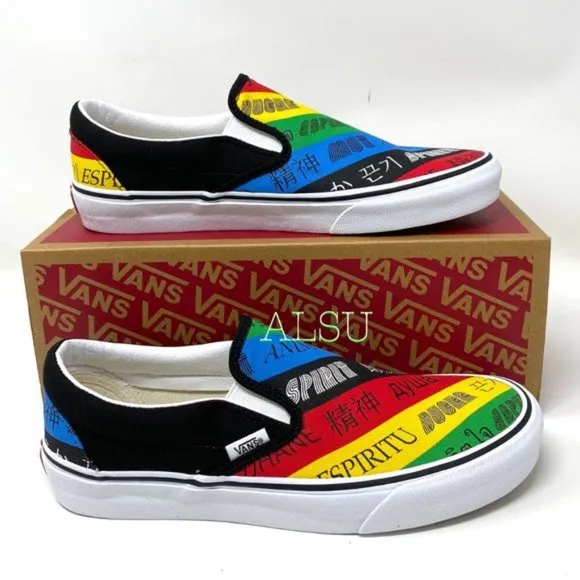 💖MEGA SALE💖VANS Classic Slip On Spirit Multi Canvas Men’s  9 10.5 VN0A4U38WK2