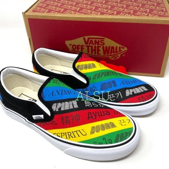 💖MEGA SALE💖VANS Classic Slip On Spirit Multi Canvas Men’s  9 10.5 VN0A4U38WK2