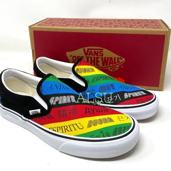 💖MEGA SALE💖VANS Classic Slip On Spirit Multi Canvas Men’s  9 10.5 VN0A4U38WK2