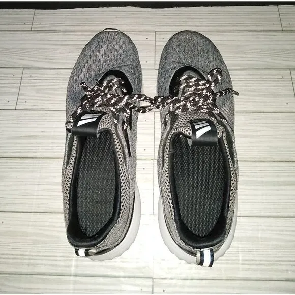 Men’s Adidas Alpha 3 Bounce Size: 9½ Grey Black Jogging Running Sneakers