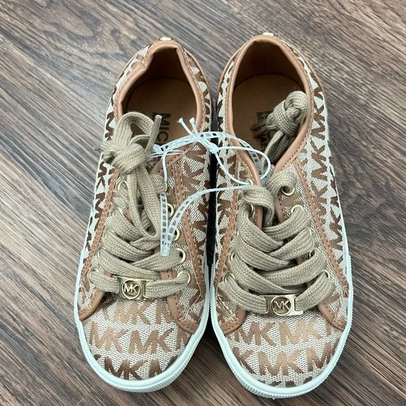 Michael Kors Toddler Girl’s Rita 3 Tan Sneakers Shoes