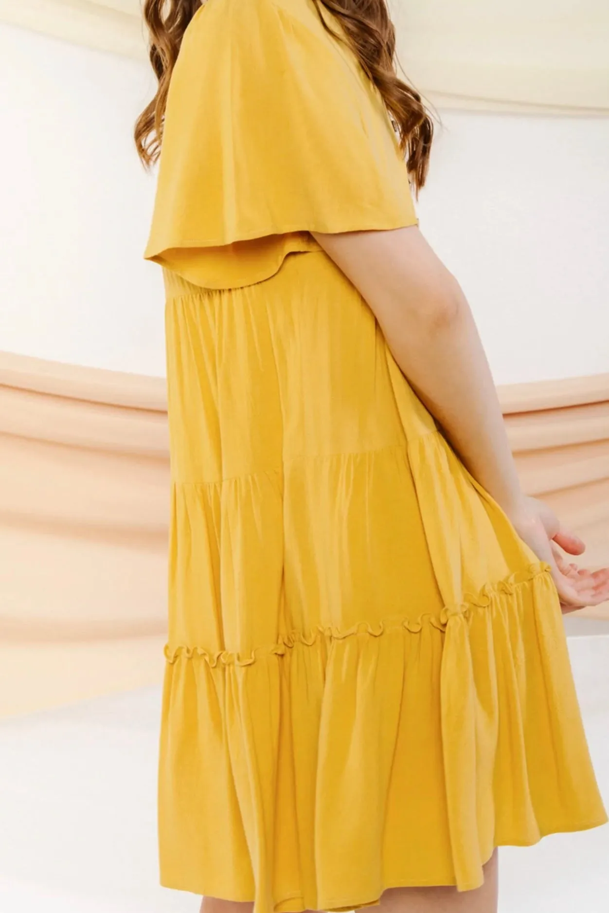 Mini Dress Sunshine Yellow