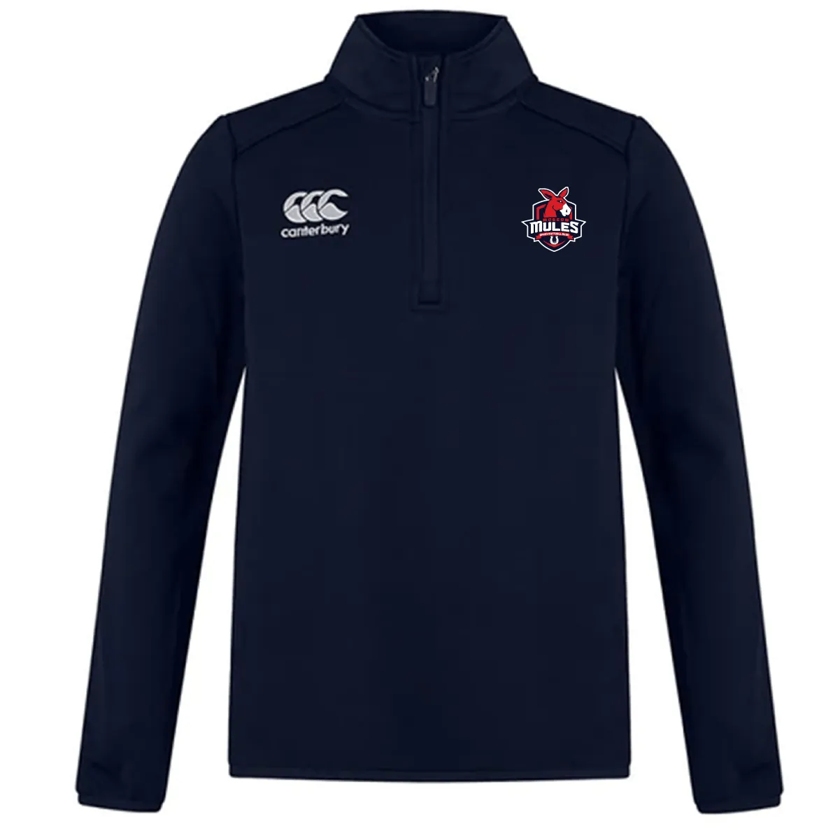 Moscow Mules RFC Club 1/4 Zip Mid Layer Training Top by Canterbury