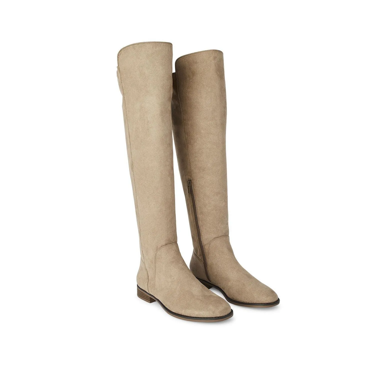 New George Women's Cate Knee-High Boots in Taupe, Sz 7