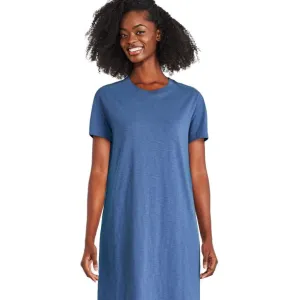 New George Women's Midi T-shirt Dress, Blue, sz XL