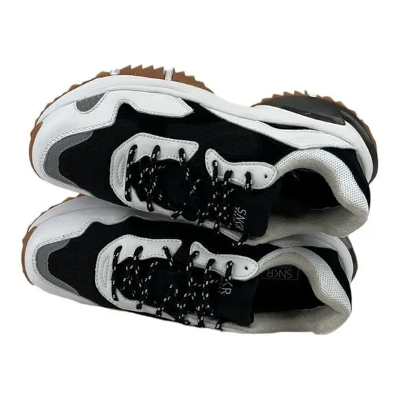 New SNKR Project Men Sneaker Shoes Black White Prospect Park SNKR1941 US 11.5