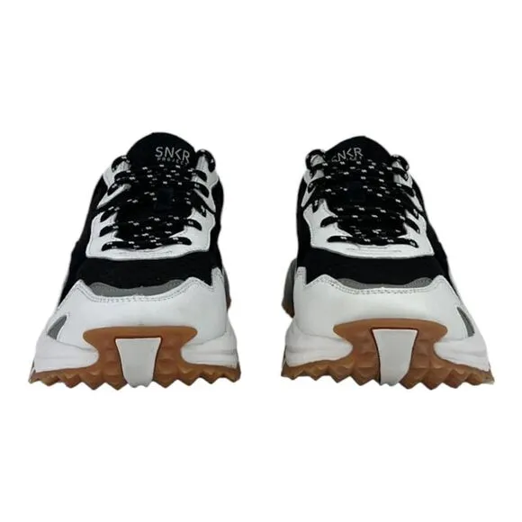 New SNKR Project Men Sneaker Shoes Black White Prospect Park SNKR1941 US 11.5