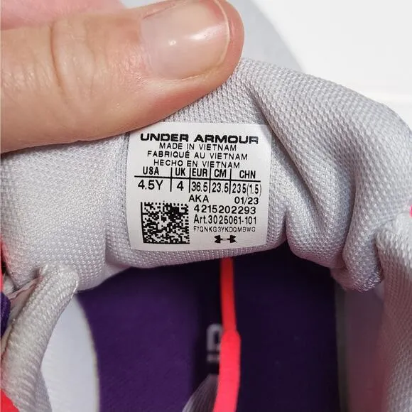 New Under Armour GGS Outhustle Print Sneakers