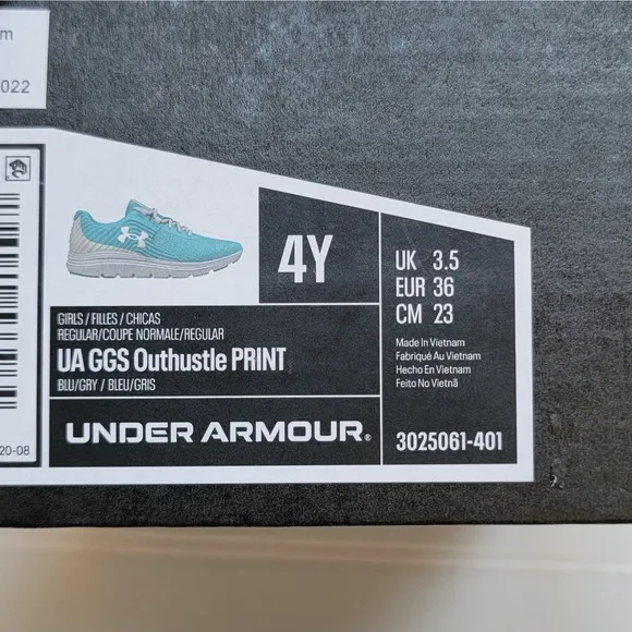 New Under Armour GGS Outhustle Print Sneakers