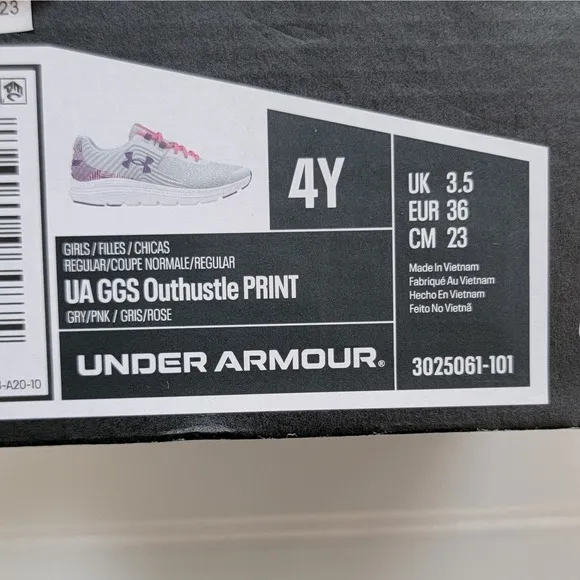 New Under Armour GGS Outhustle Print Sneakers