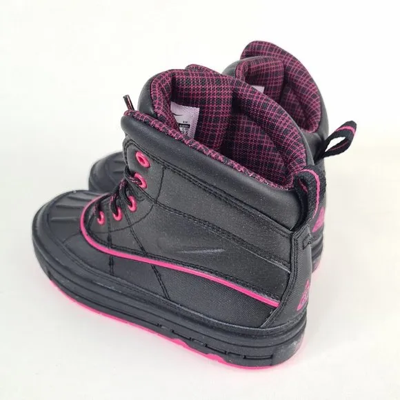 Nike ACG Woodside 2 Little Girl's Winter Boots Black Pink