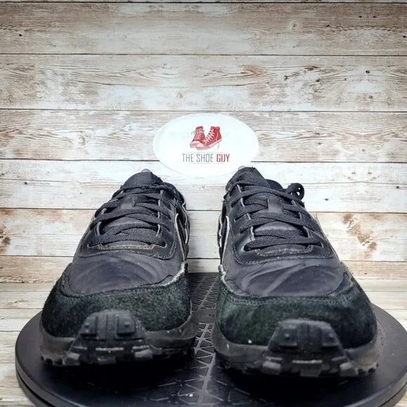 Nike Waffle Debut Men's Size 10 Triple Black Athletic Shoes