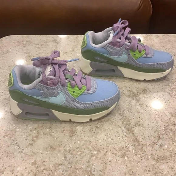 NWOT Nike Air Max 90 SE 'Sun Club Blue Tree-line Sneakers Size 10.5