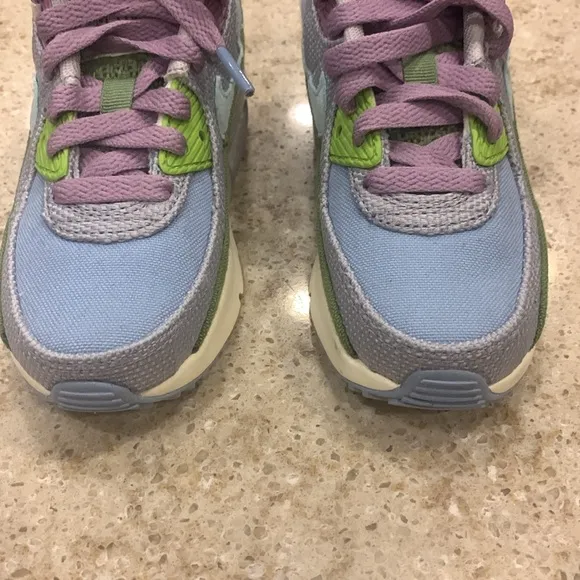 NWOT Nike Air Max 90 SE 'Sun Club Blue Tree-line Sneakers Size 10.5