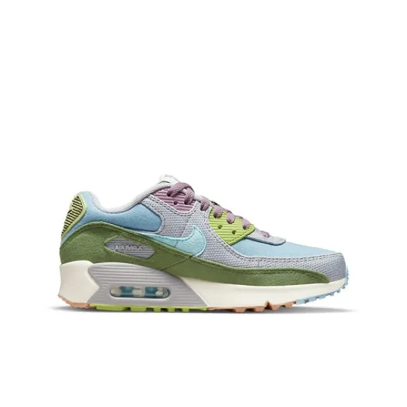 NWOT Nike Air Max 90 SE 'Sun Club Blue Tree-line Sneakers Size 10.5