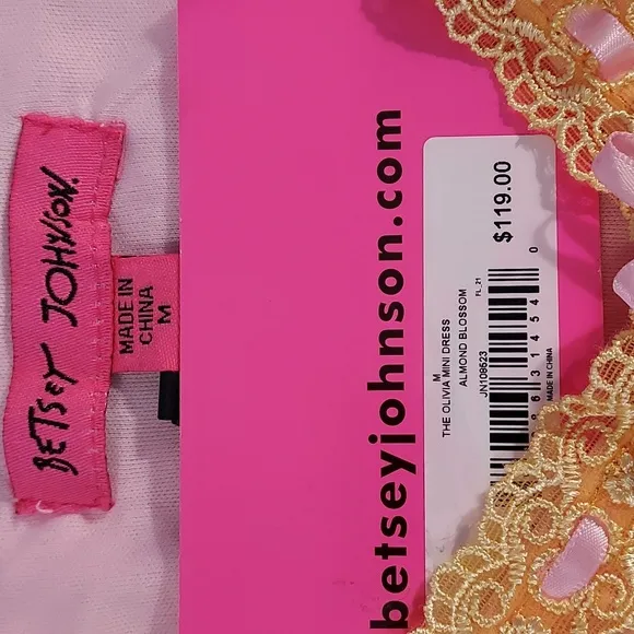 NWT Betsey Johnson Olivia Lace Mini Slip Dress