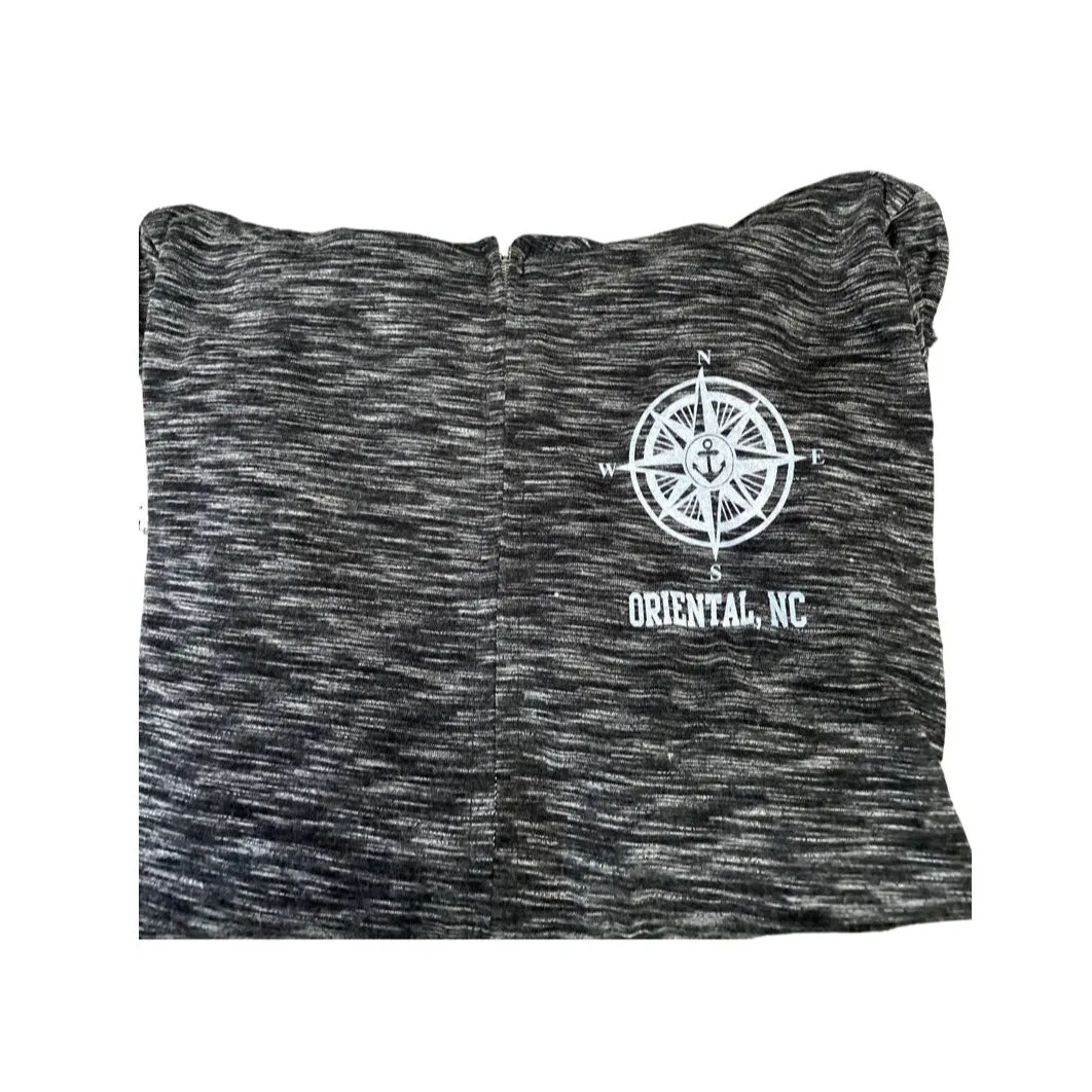 Oriental Compass Slub Zipper Hoodie
