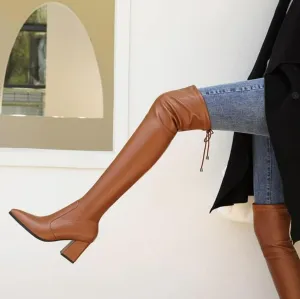 Over Knee Chunky Long Boots GS232