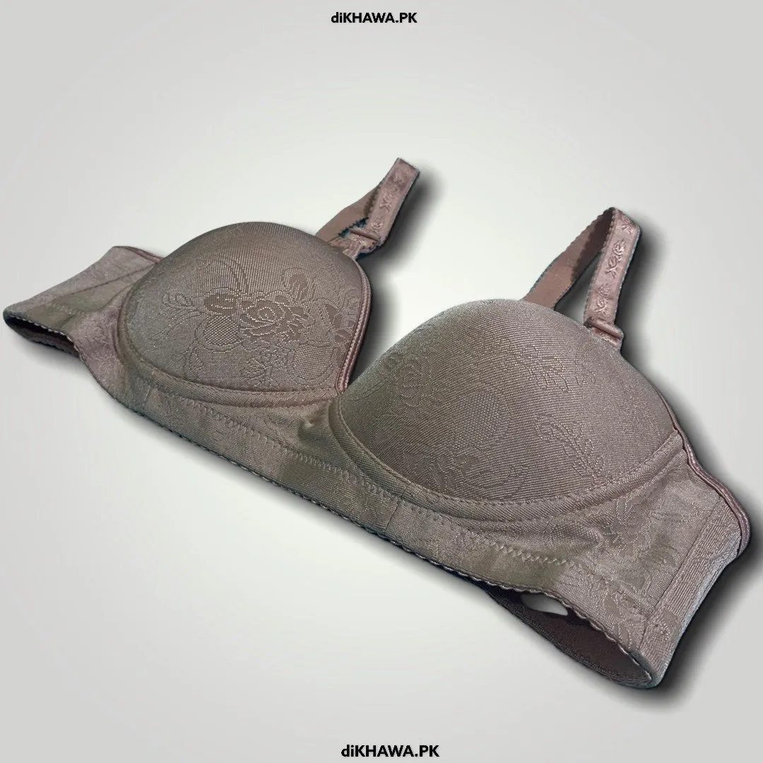 Pack off 3 Women Soft Comfortable Padded Bra - Off White 2021