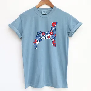 Patriotic Daisy Goat ComfortWash/ComfortColor T-Shirt (S-4XL) - Multiple Colors!