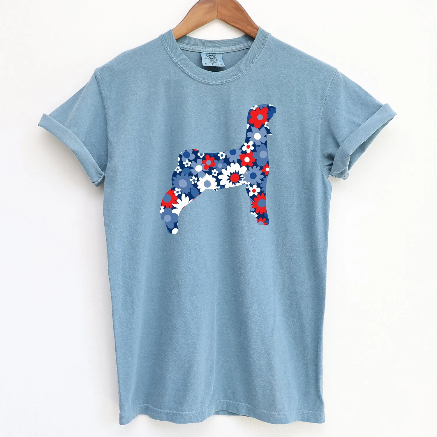 Patriotic Daisy Goat ComfortWash/ComfortColor T-Shirt (S-4XL) - Multiple Colors!