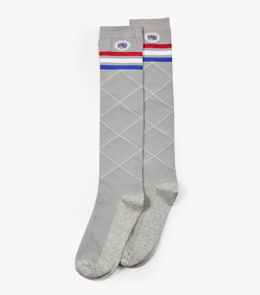 PEI Adult All-Season Socks Grey (2 pairs)