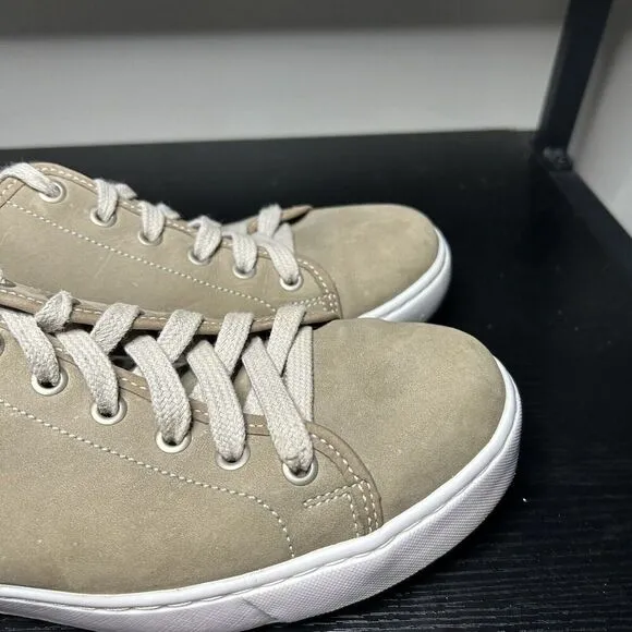 Peter Millar Summer Sneakers Tan MS19F07 Nubuck Shoes Made in Brazil Size 10