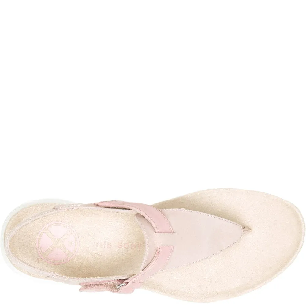 Pink Breathe Toepost Sandals