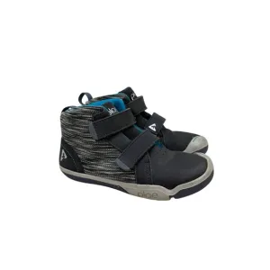 Plae Max Navy Blue Leather No Tie Hook &amp; Loop Sneakers 105031-033 Kids size 12.5
