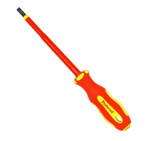 PROFERRED INSULATED (1000V) SCREWDRIVER - #3 (Phillips) x 6" Yellow PP & Red TPV Handle