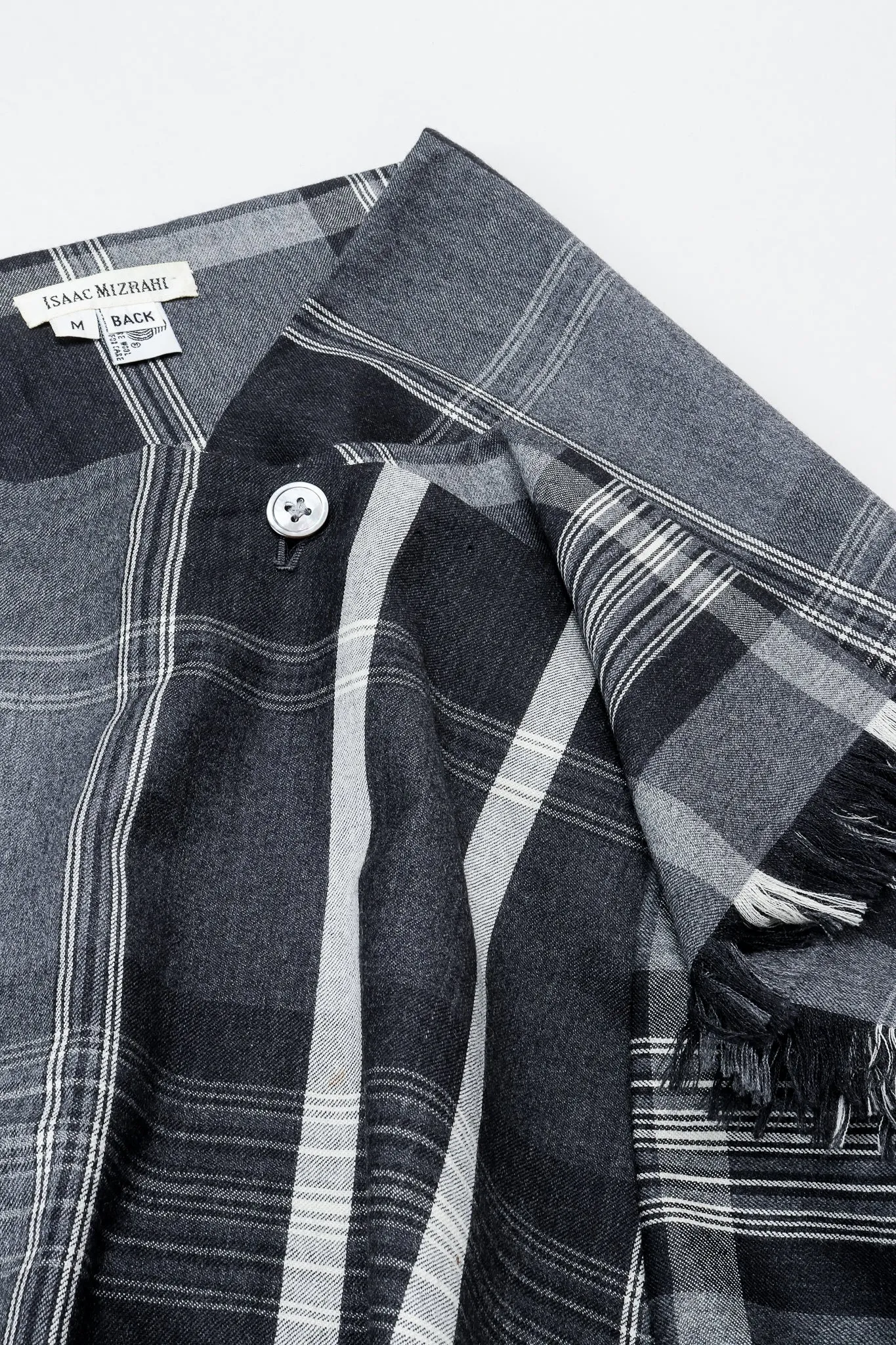 Punk Plaid Flannel Wrap Skirt