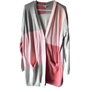 Pure jill Women's Cardigan long sleeve cotton comfortable  front pockets Size XL