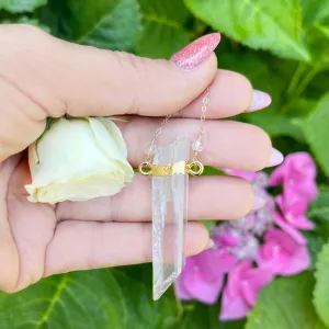 Quartz Crystal Pendant Necklace