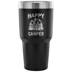 "Happy Camper" Stainless Steel Tumbler