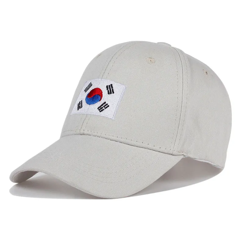 "KOREA" Casquette Streetwear Gris clair - URB1™