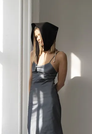 Raw Silk Bias Cut Slip Dress