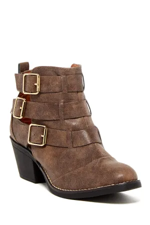 REPORT Aydin Leather Ankle Booties Boots Size 10