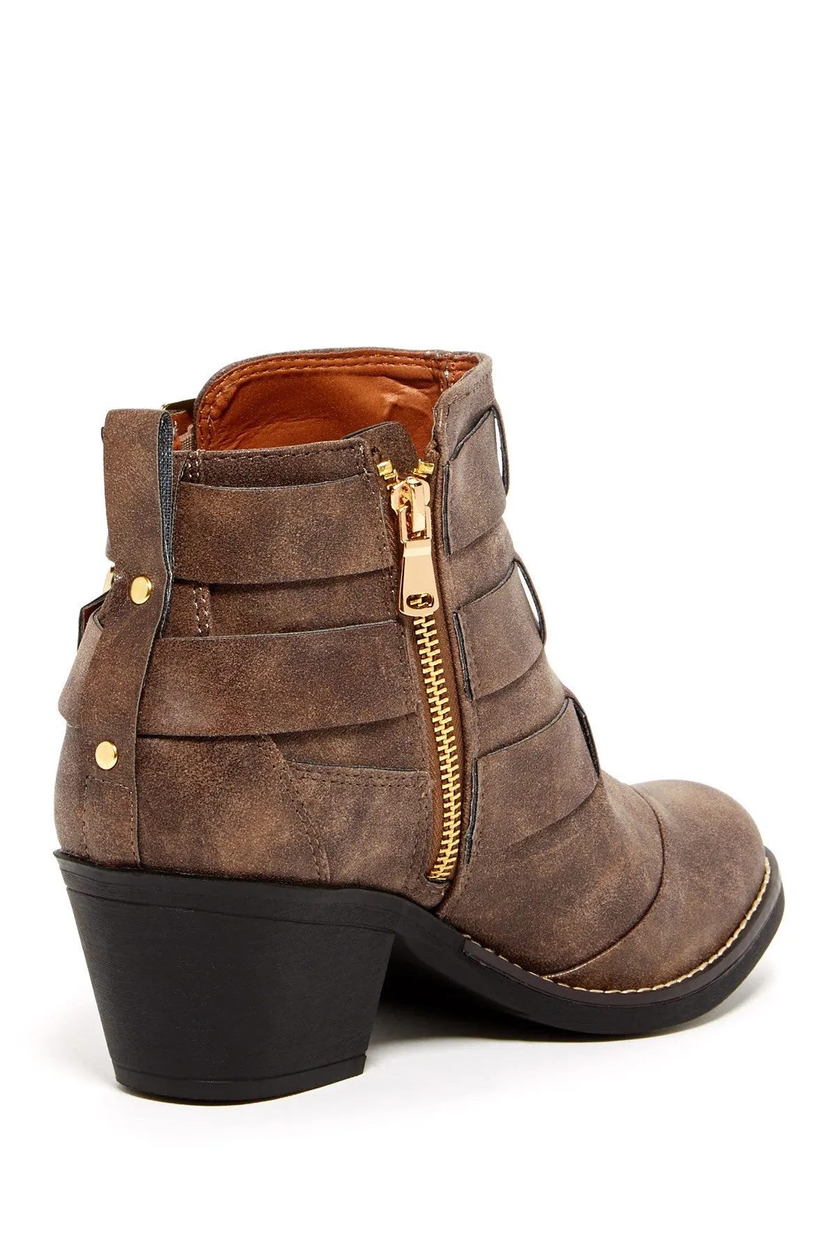 REPORT Aydin Leather Ankle Booties Boots Size 10