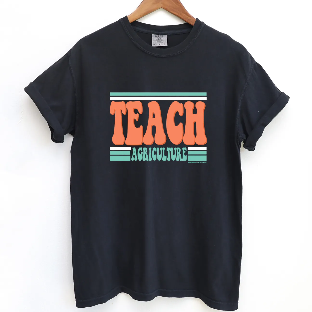 Retro Teach Agriculture ComfortWash/ComfortColor T-Shirt (S-4XL) - Multiple Colors!