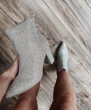Rhinestone booties
