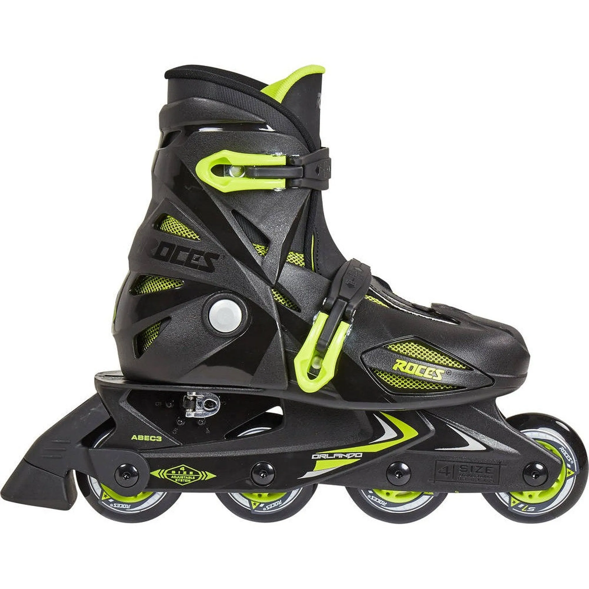Roces Orlando III Inliners Pige - Black/Lime