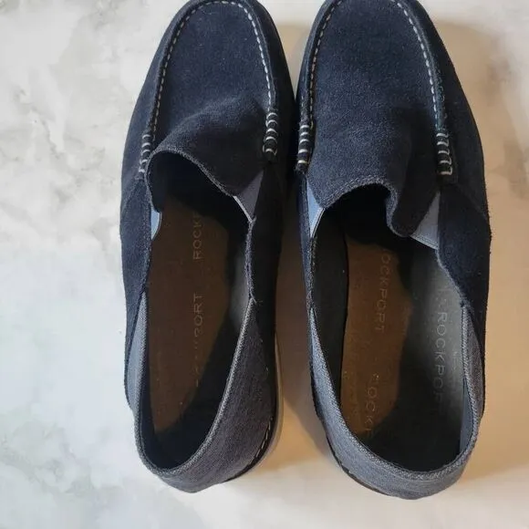 Rockport Tucker Venetian Slip-On Men's Casual Blue Size 11