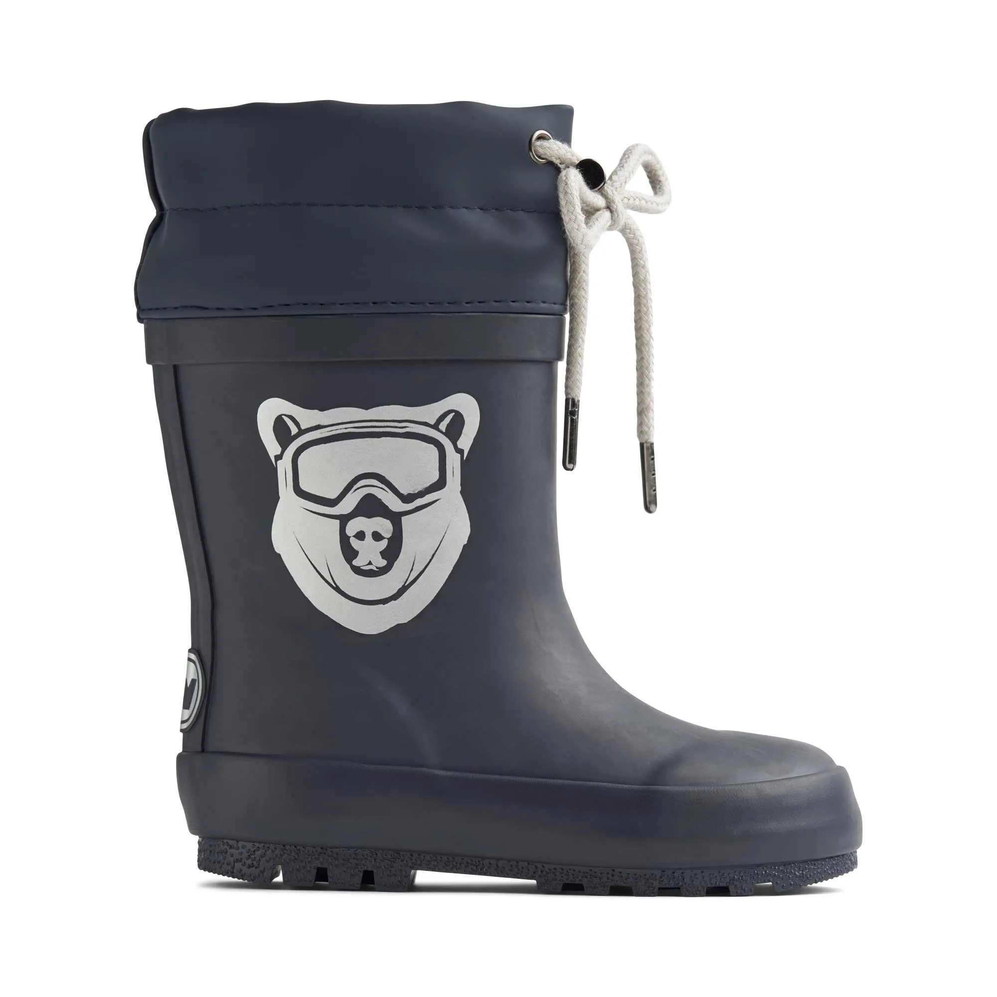 Rubber Boot Thermo Solid navy bear